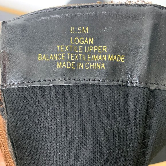 NICOLE MILLER NYC Logan Bronze Glitter Pointed Toe Heeled Boot Sz 8.5 - Picture 10 of 11